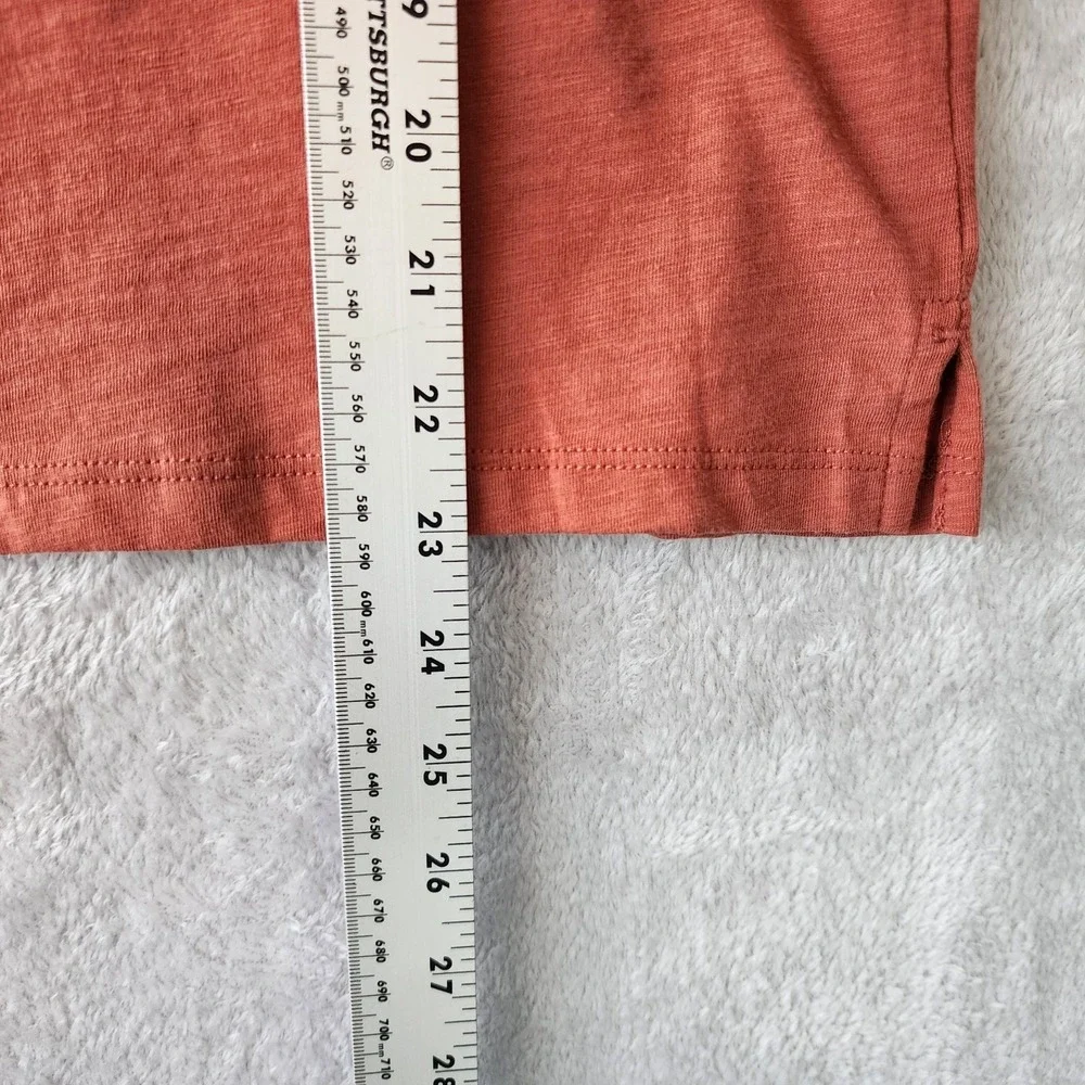 Madewell Top Womens Size XS Smocked Cuff Puff Sleeve Soft Slub Pima Cotton